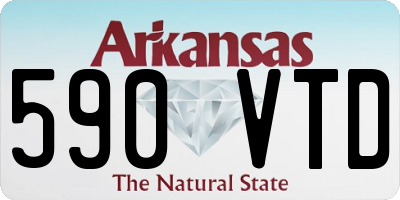AR license plate 590VTD
