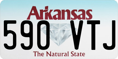 AR license plate 590VTJ