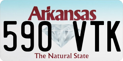 AR license plate 590VTK