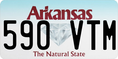 AR license plate 590VTM