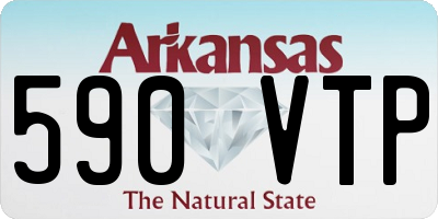 AR license plate 590VTP