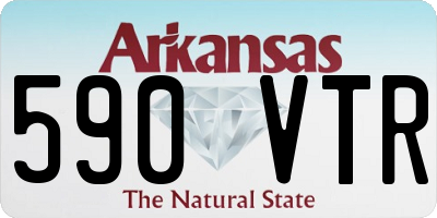 AR license plate 590VTR
