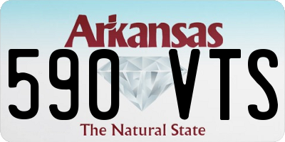 AR license plate 590VTS
