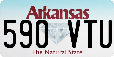 AR license plate 590VTU