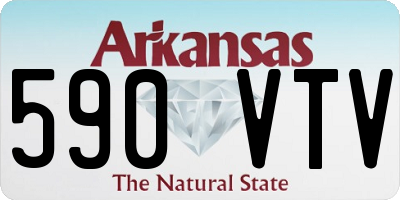 AR license plate 590VTV