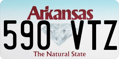AR license plate 590VTZ