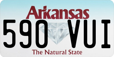 AR license plate 590VUI