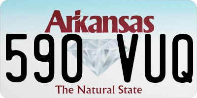 AR license plate 590VUQ