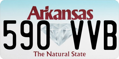 AR license plate 590VVB