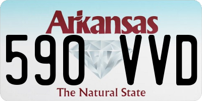 AR license plate 590VVD