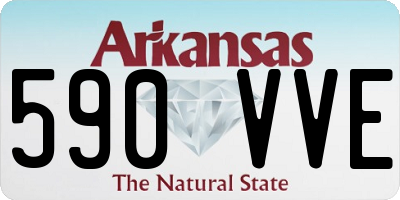 AR license plate 590VVE