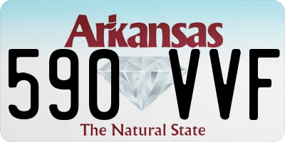 AR license plate 590VVF