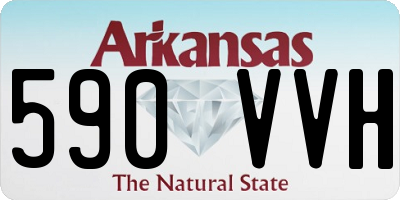 AR license plate 590VVH