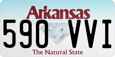 AR license plate 590VVI