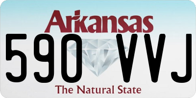 AR license plate 590VVJ