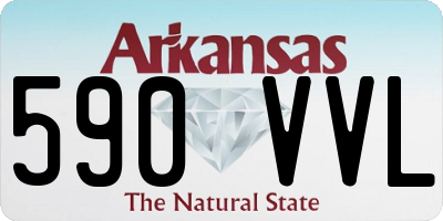 AR license plate 590VVL