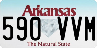 AR license plate 590VVM
