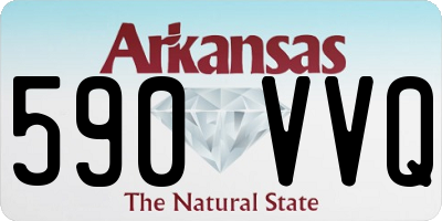 AR license plate 590VVQ