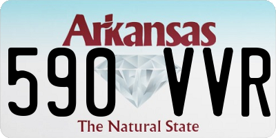 AR license plate 590VVR