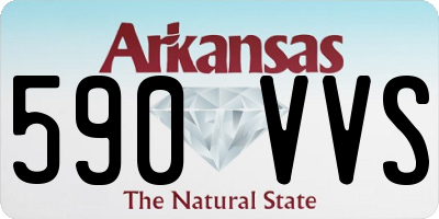 AR license plate 590VVS