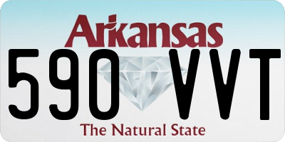 AR license plate 590VVT