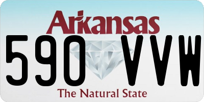 AR license plate 590VVW