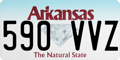 AR license plate 590VVZ