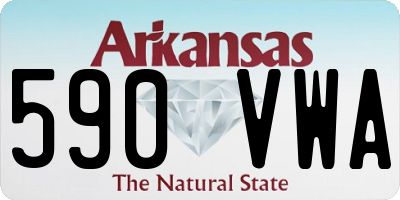 AR license plate 590VWA