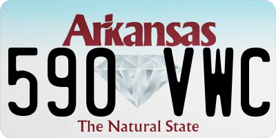 AR license plate 590VWC