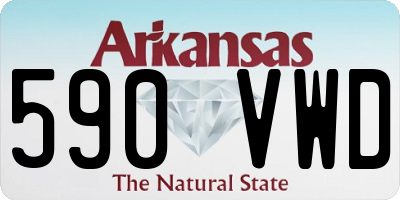 AR license plate 590VWD
