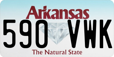 AR license plate 590VWK