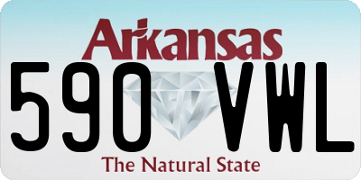 AR license plate 590VWL