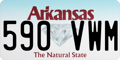 AR license plate 590VWM