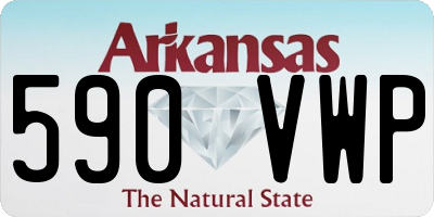 AR license plate 590VWP