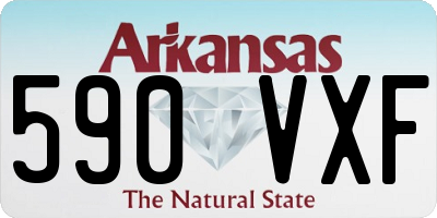 AR license plate 590VXF