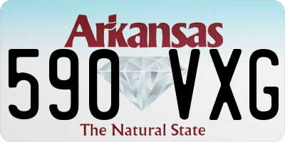 AR license plate 590VXG