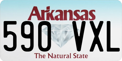 AR license plate 590VXL