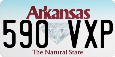 AR license plate 590VXP