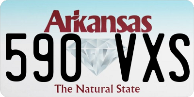 AR license plate 590VXS
