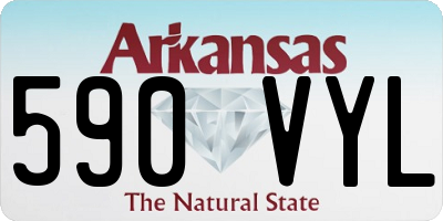 AR license plate 590VYL