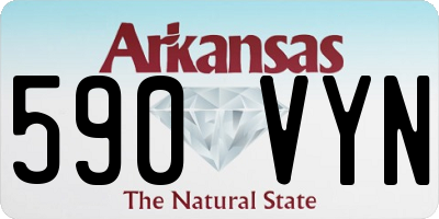 AR license plate 590VYN