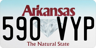 AR license plate 590VYP