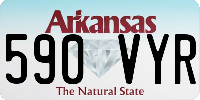 AR license plate 590VYR
