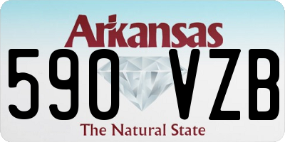 AR license plate 590VZB