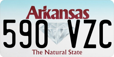 AR license plate 590VZC