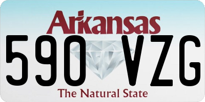 AR license plate 590VZG