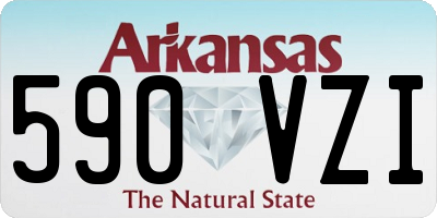 AR license plate 590VZI