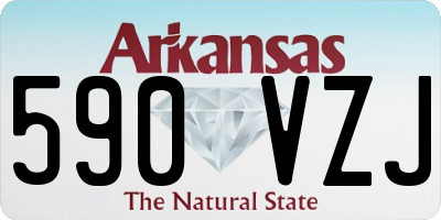 AR license plate 590VZJ