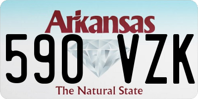 AR license plate 590VZK