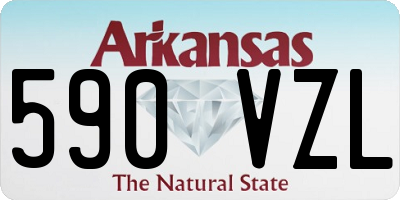 AR license plate 590VZL